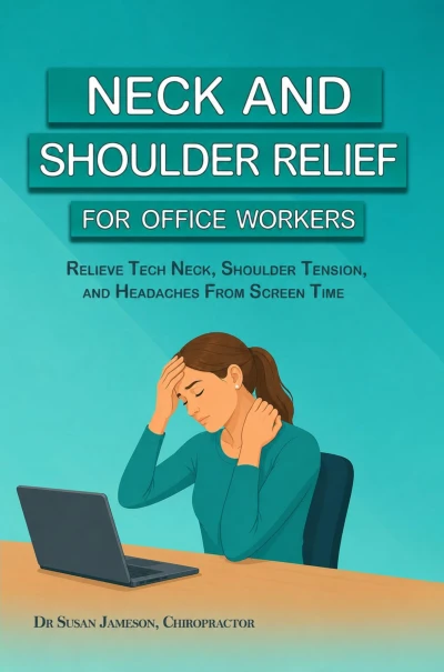 Neck and Shoulder Relief For Office Workers: Relieve Tech Neck, Shoulder Tension, And Headaches From Screen Time (Ergonomic Wellness Series Book 4)
